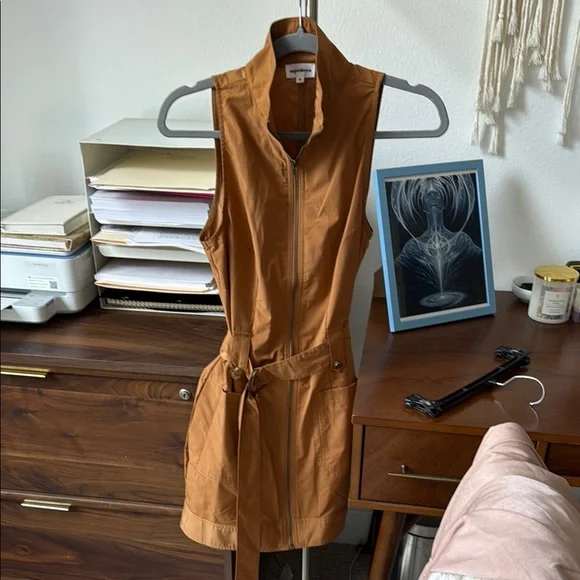 superdown Brown Sleeveless Dress - Picture 5 of 6